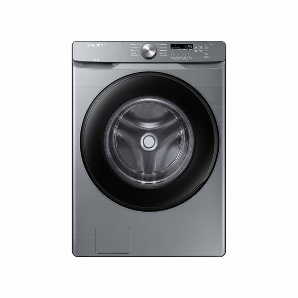 Almo 4.5 cu. ft. Front Load Washer with Vibration Reduction Technology+ and Smart Care in Platinum WF45T6000AP